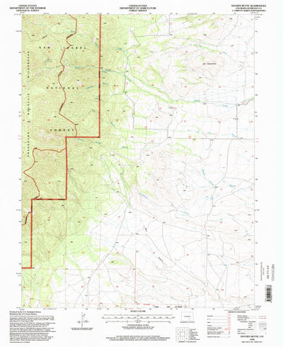 United States Geological Survey Hayden Butte, CO (1994, 24000-Scale) digital map