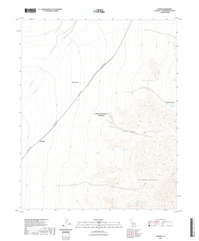 United States Geological Survey Hayden, CA (2021, 24000-Scale) digital map