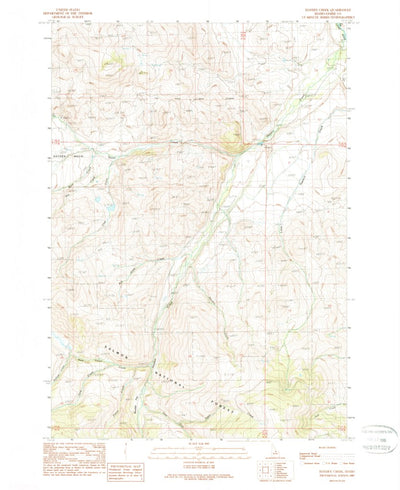 United States Geological Survey Hayden Creek, ID (1989, 24000-Scale) digital map