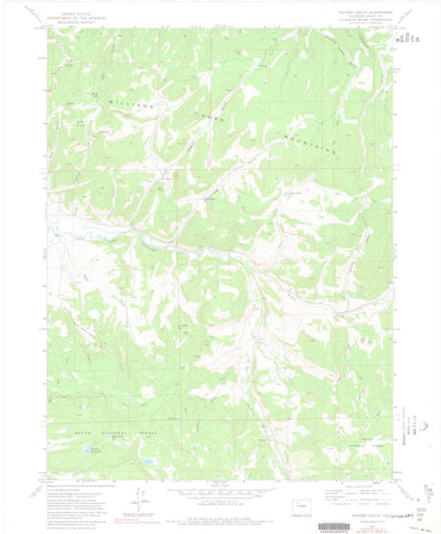 United States Geological Survey Hayden Gulch, CO (1971, 24000-Scale) digital map