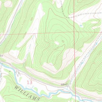 United States Geological Survey Hayden Gulch, CO (1971, 24000-Scale) digital map