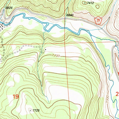 United States Geological Survey Hayden Gulch, CO (2000, 24000-Scale) digital map