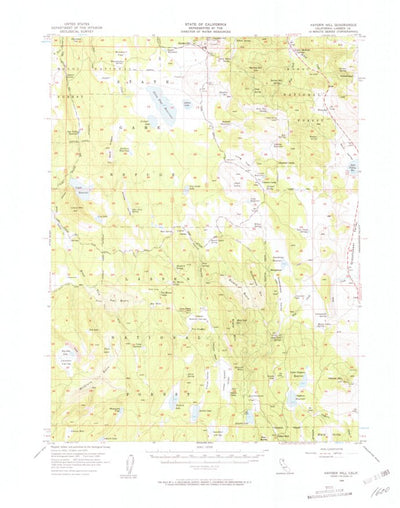 United States Geological Survey Hayden Hill, CA (1956, 62500-Scale) digital map