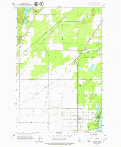 United States Geological Survey Hayden, ID (1961, 24000-Scale) digital map