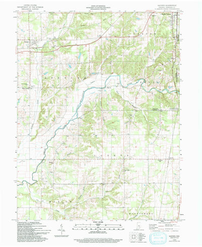 United States Geological Survey Hayden, IN (1959, 24000-Scale) digital map
