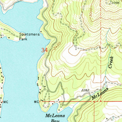 United States Geological Survey Hayden Lake, ID (1961, 24000-Scale) digital map