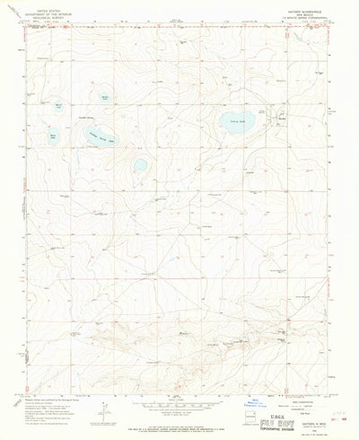 United States Geological Survey Hayden, NM (1966, 24000-Scale) digital map