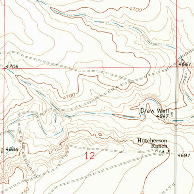 United States Geological Survey Hayden, NM (1966, 24000-Scale) digital map