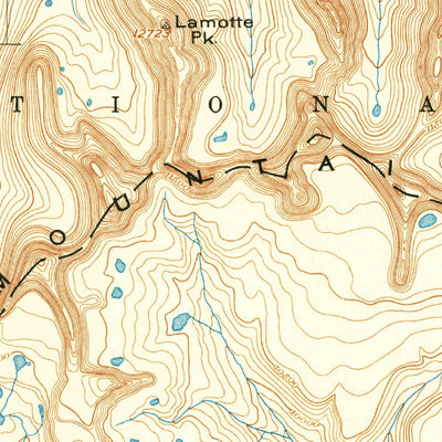 United States Geological Survey Hayden Peak, UT-WY (1901, 125000-Scale) digital map