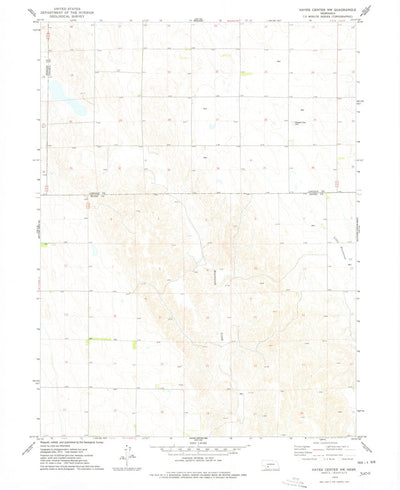 United States Geological Survey Hayes Center NW, NE (1973, 24000-Scale) digital map
