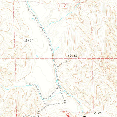 United States Geological Survey Hayes Center NW, NE (1973, 24000-Scale) digital map