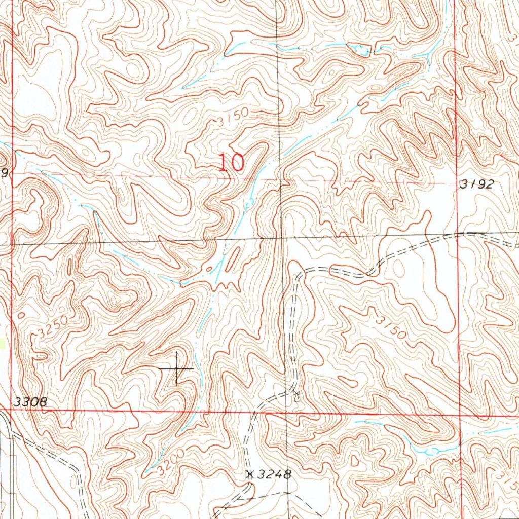 Hayes Center SW, NE (1974, 24000-Scale) Map by United States Geological ...