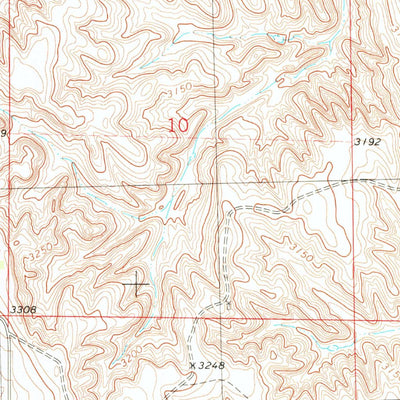 Hayes Center Sw, Ne (1974, 24000-scale) Map By United States Geological 