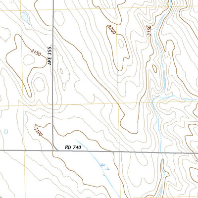 United States Geological Survey Hayes Center SW, NE (2021, 24000-Scale) digital map