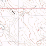 United States Geological Survey Hayes North, SD (1983, 24000-Scale) digital map