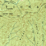 United States Geological Survey Hayesville, NC (1938, 24000-Scale) digital map