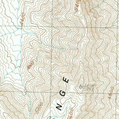 United States Geological Survey Hayford Peak SE, NV (1987, 24000-Scale) digital map
