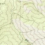 United States Geological Survey Hayfork Bally, CA (1982, 24000-Scale) digital map