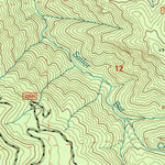 United States Geological Survey Hayfork Bally, CA (1998, 24000-Scale) digital map