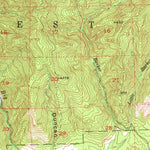 United States Geological Survey Hayfork, CA (1951, 62500-Scale) digital map