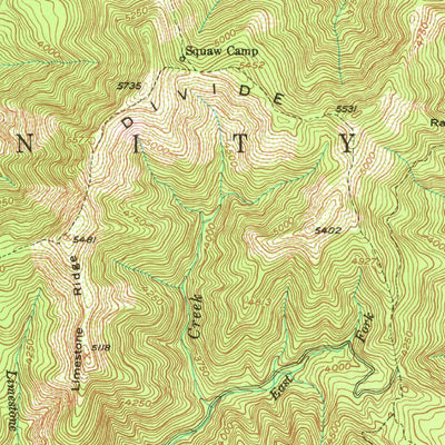 United States Geological Survey Hayfork, CA (1951, 62500-Scale) digital map
