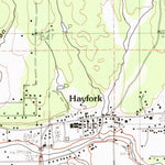United States Geological Survey Hayfork, CA (1982, 24000-Scale) digital map