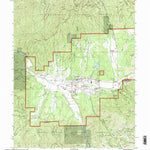 United States Geological Survey Hayfork, CA (1998, 24000-Scale) digital map