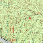 United States Geological Survey Hayfork, CA (1998, 24000-Scale) digital map