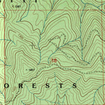 United States Geological Survey Hayfork Summit, CA (1998, 24000-Scale) digital map