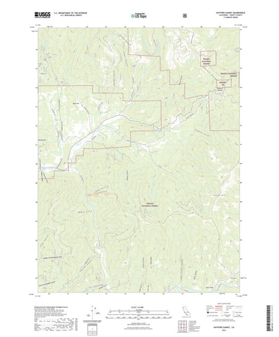 United States Geological Survey Hayfork Summit, CA (2022, 24000-Scale) digital map