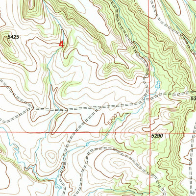 United States Geological Survey Haymaker Ranch SW, MT (1995, 24000-Scale) digital map