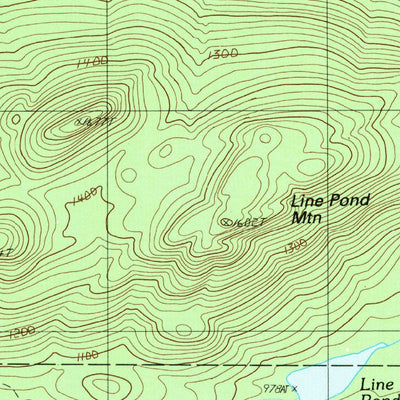 United States Geological Survey Haymock Lake, ME (1989, 24000-Scale) digital map