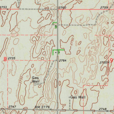 United States Geological Survey Hayne, KS (1971, 24000-Scale) digital map