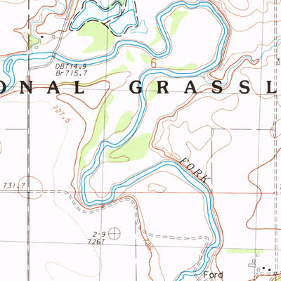 United States Geological Survey Haynes SW, SD (1983, 24000-Scale) digital map