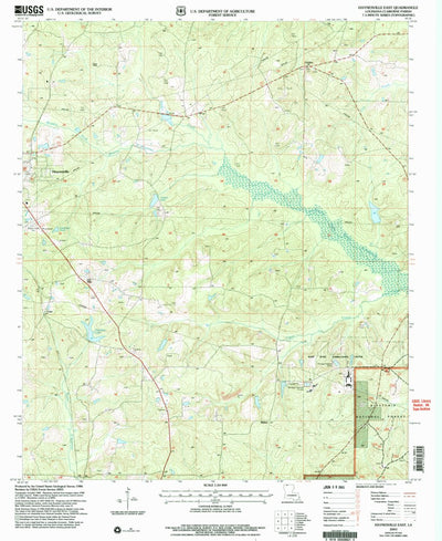United States Geological Survey Haynesville East, LA (2003, 24000-Scale) digital map