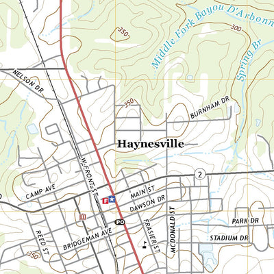 United States Geological Survey Haynesville West, LA (2020, 24000-Scale) digital map