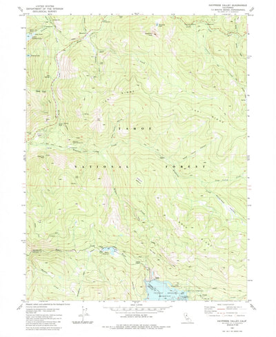 United States Geological Survey Haypress Valley, CA (1981, 24000-Scale) digital map