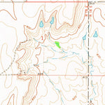 United States Geological Survey Hayrick Mound, OK-KS (1972, 24000-Scale) digital map