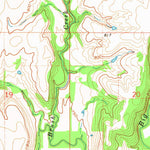United States Geological Survey Hayrick Mound, OK-KS (1972, 24000-Scale) digital map