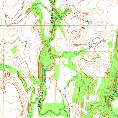 United States Geological Survey Hayrick Mound, OK-KS (1972, 24000-Scale) digital map
