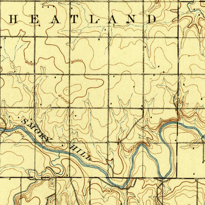 United States Geological Survey Hays, KS (1896, 125000-Scale) digital map