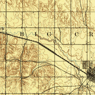 United States Geological Survey Hays, KS (1896, 125000-Scale) digital map