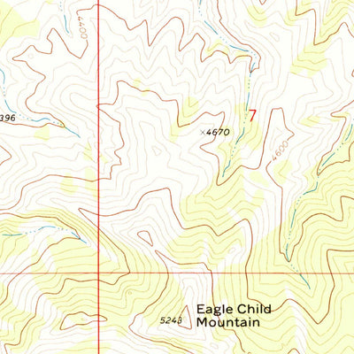 United States Geological Survey Hays, MT (1971, 24000-Scale) digital map