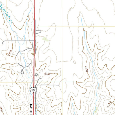 United States Geological Survey Hays North, KS (2022, 24000-Scale) digital map