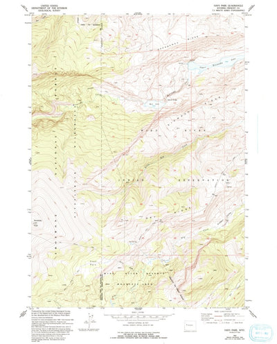 United States Geological Survey Hays Park, WY (1952, 24000-Scale) digital map