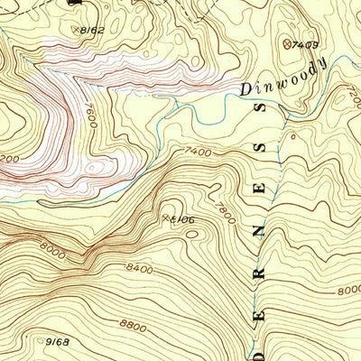 United States Geological Survey Hays Park, WY (1952, 24000-Scale) digital map