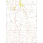 United States Geological Survey Hays SE, MT (1971, 24000-Scale) digital map