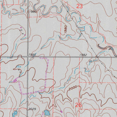 United States Geological Survey Hays South, KS (1961, 24000-Scale) digital map