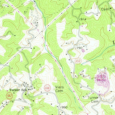 United States Geological Survey Haysi, VA (1963, 24000-Scale) digital map