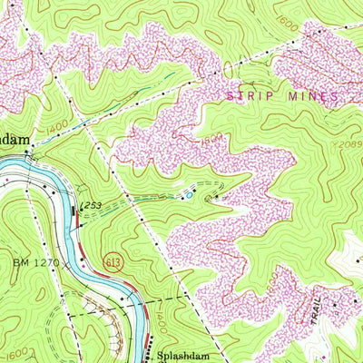 United States Geological Survey Haysi, VA (1963, 24000-Scale) digital map